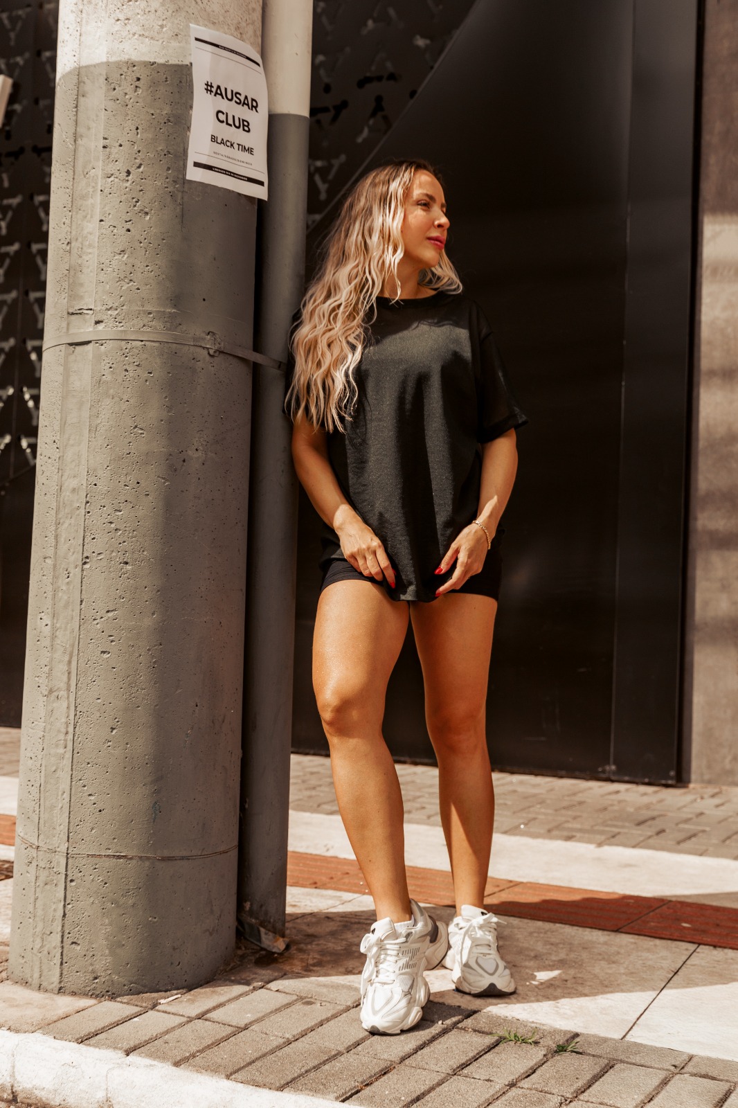 CAMISETAO TELA OVER PRETO - Imagem 2