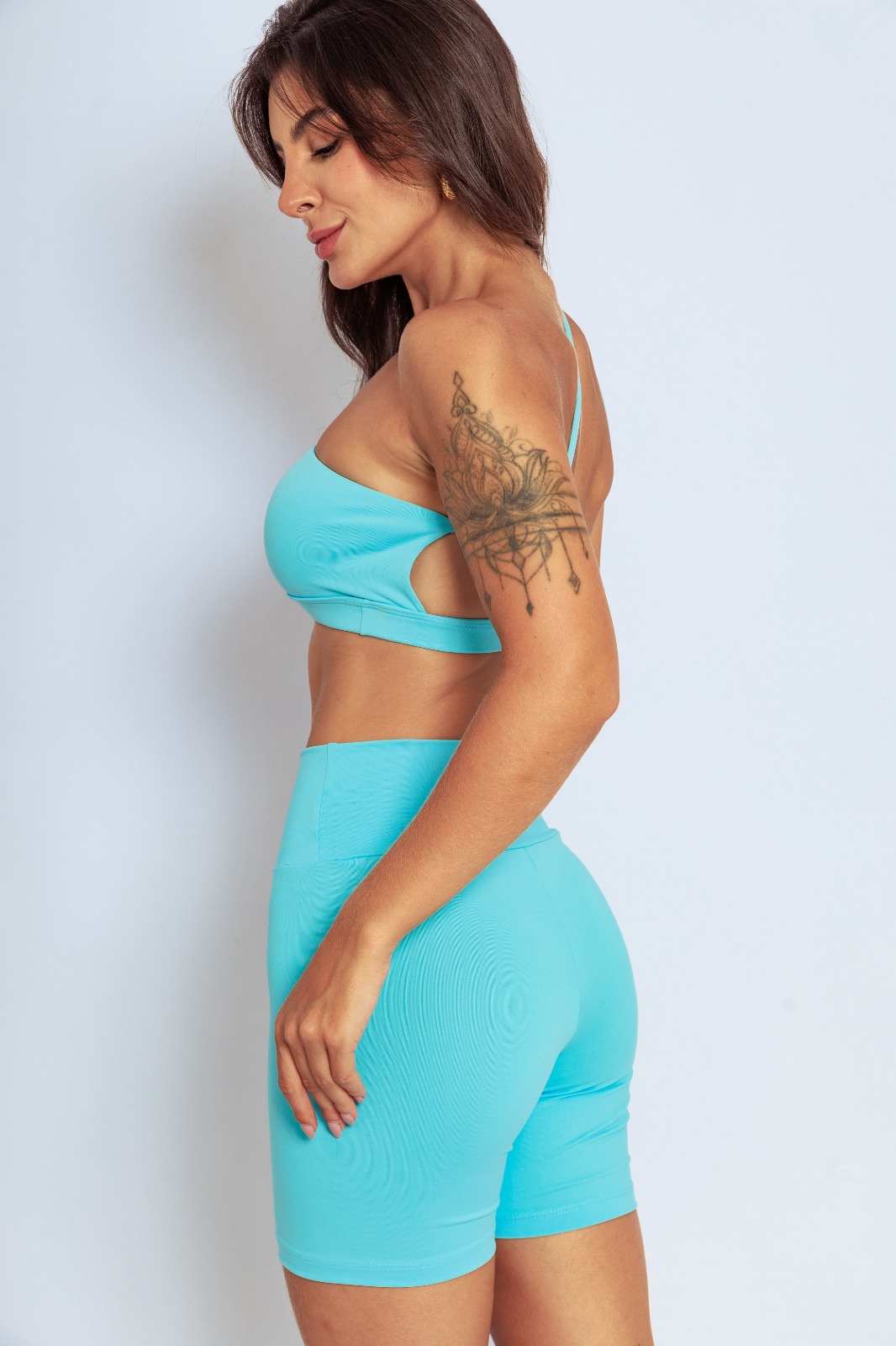 SHORTS MEIA COXA AMALFI AZUL - Imagem 2